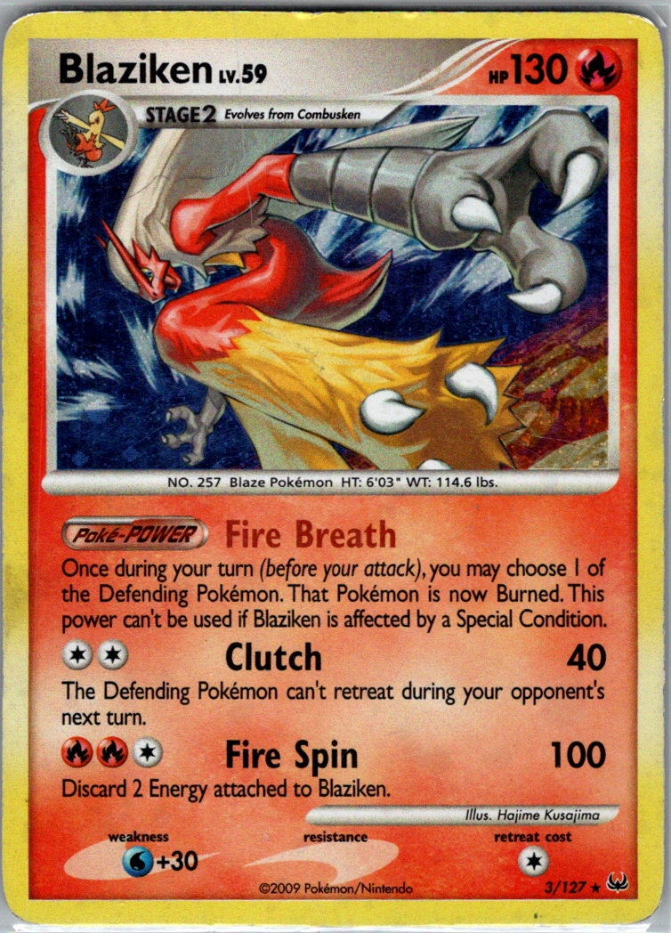 Blaziken H 3/127 Platinum MP