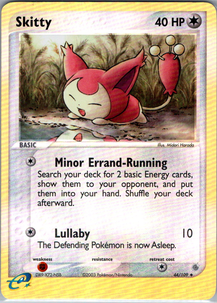 Skitty 44 109 RH 44/109 Ruby and Sapphire LP