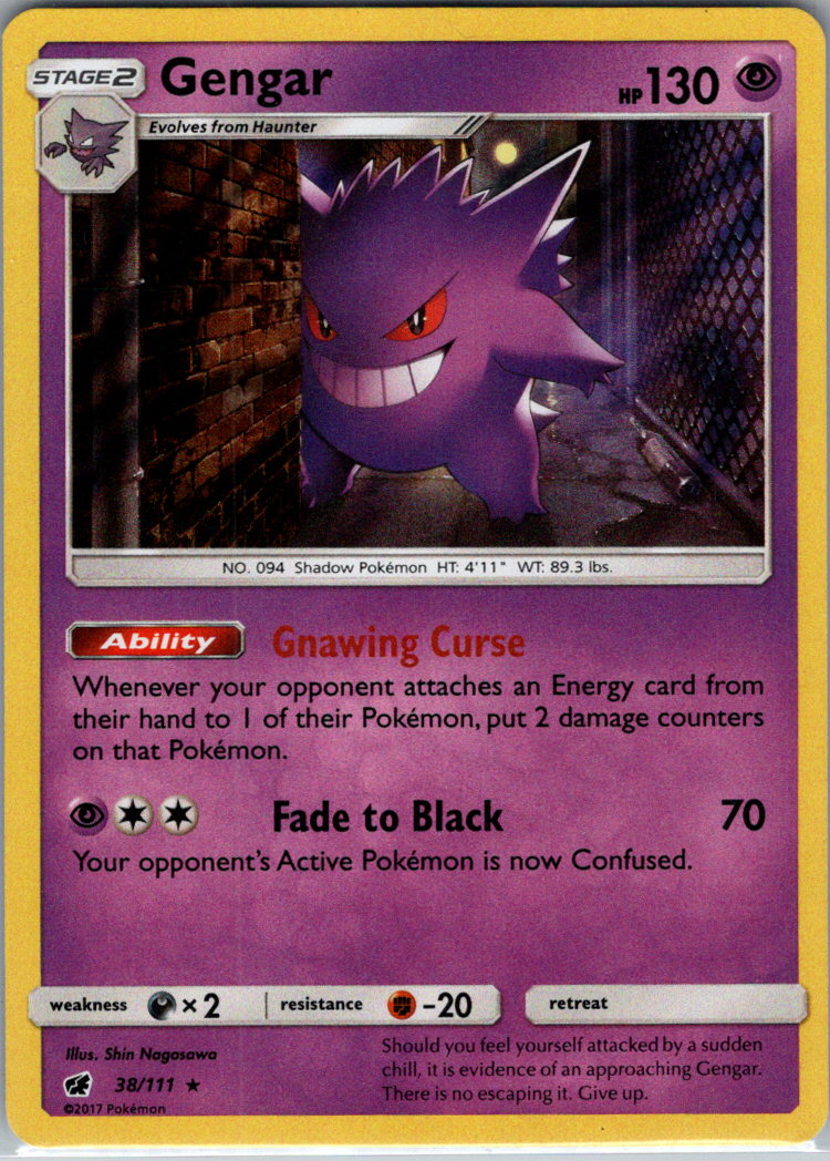 Gengar H 38/111 SM - Crimson Invasion LP