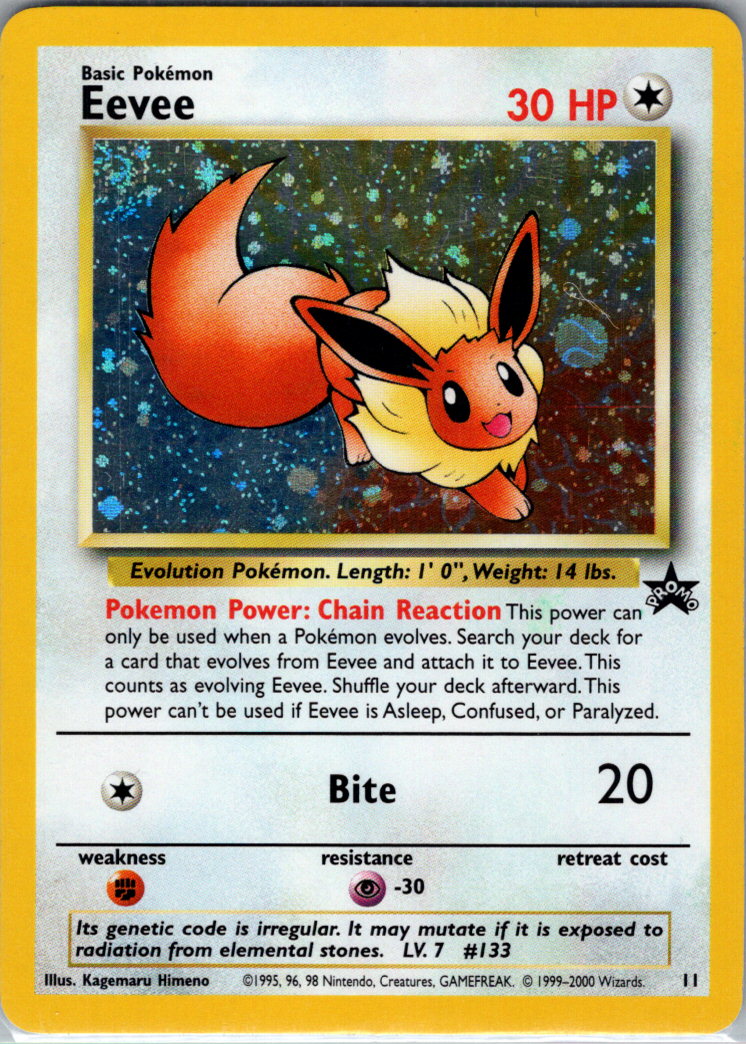 Eevee H 11/53 WoTC Promo LP