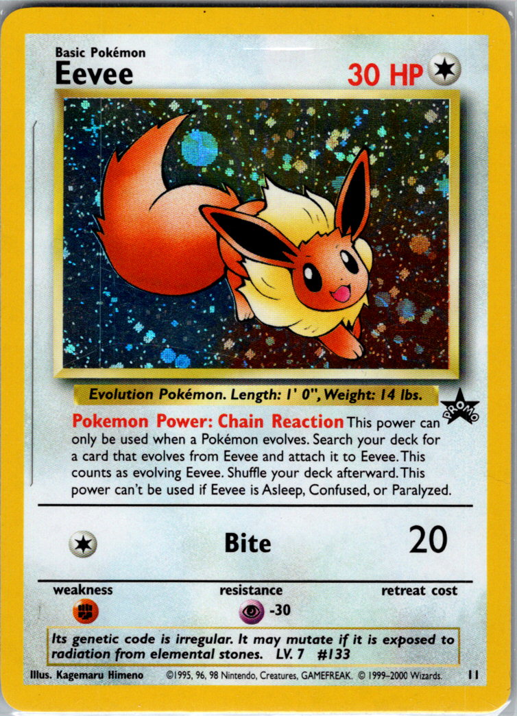 Eevee H 11/53 WoTC Promo NM