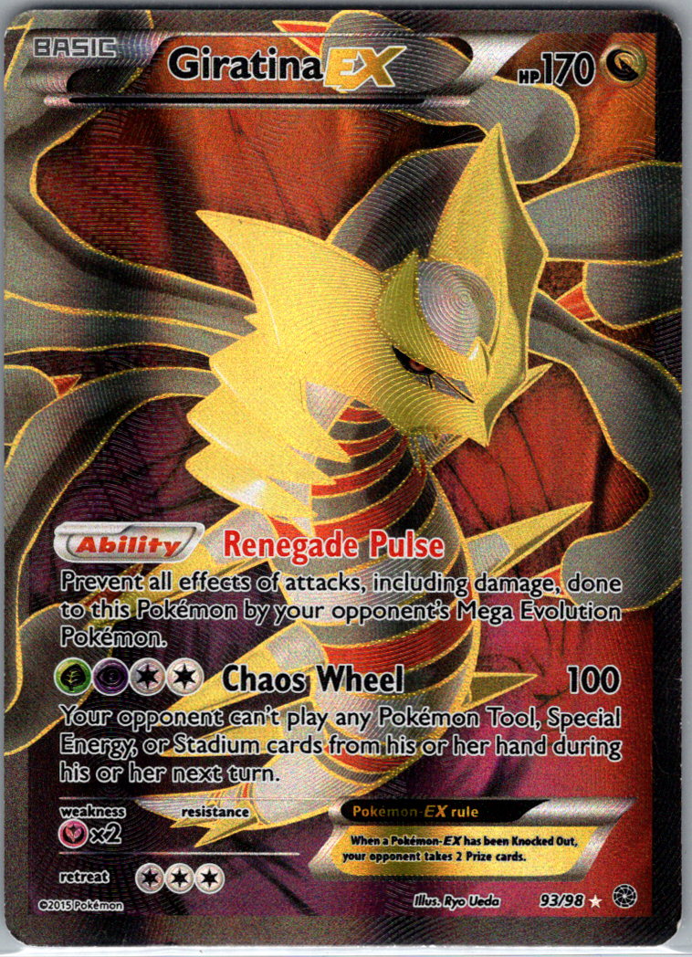 Giratina EX 93 Full Art H 93/98 XY - Ancient Origins LP