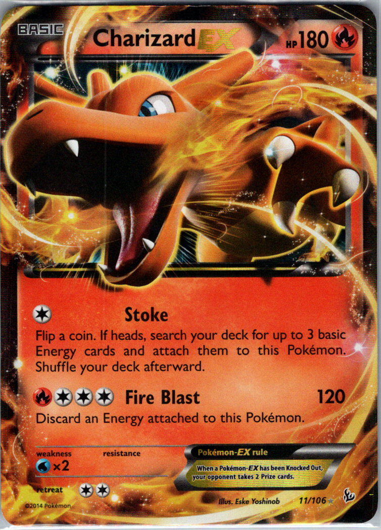 Charizard EX 11 H 11/106 XY - Flashfire LP