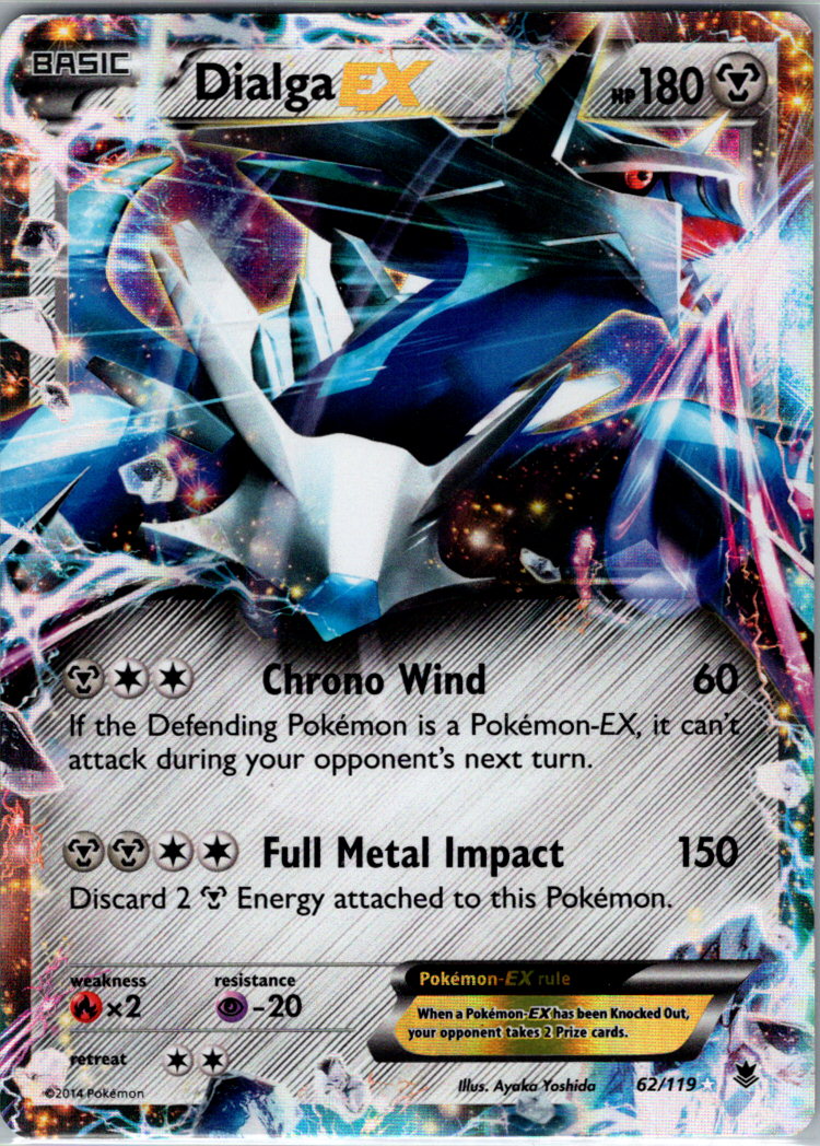 Dialga EX H 62/119 XY - Phantom Forces MP