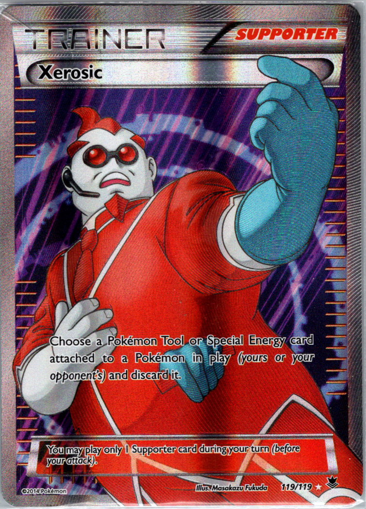 Xerosic 119 Full Art H 119/119 XY - Phantom Forces LP