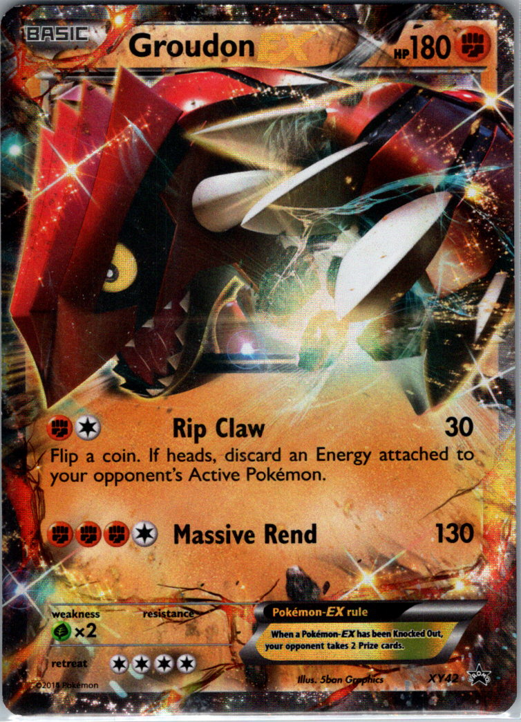 Groudon EX H XY42 XY Promos LP