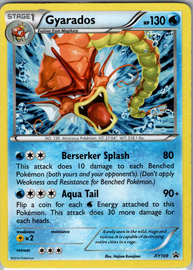 Gyarados XY109 H XY109 XY Promos NM