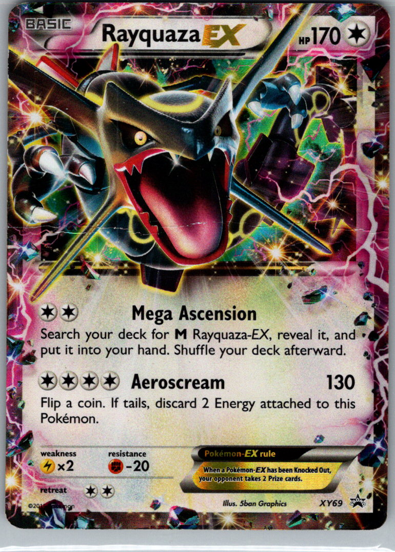 Rayquaza EX Shiny H XY69 XY Promos DMG
