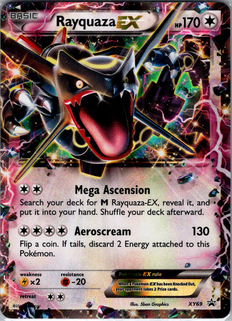 Rayquaza EX Shiny H XY69 XY Promos LP
