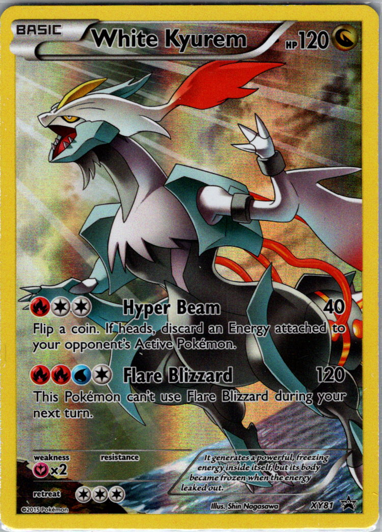 White Kyurem Full Art Promo H XY81 XY Promos NM