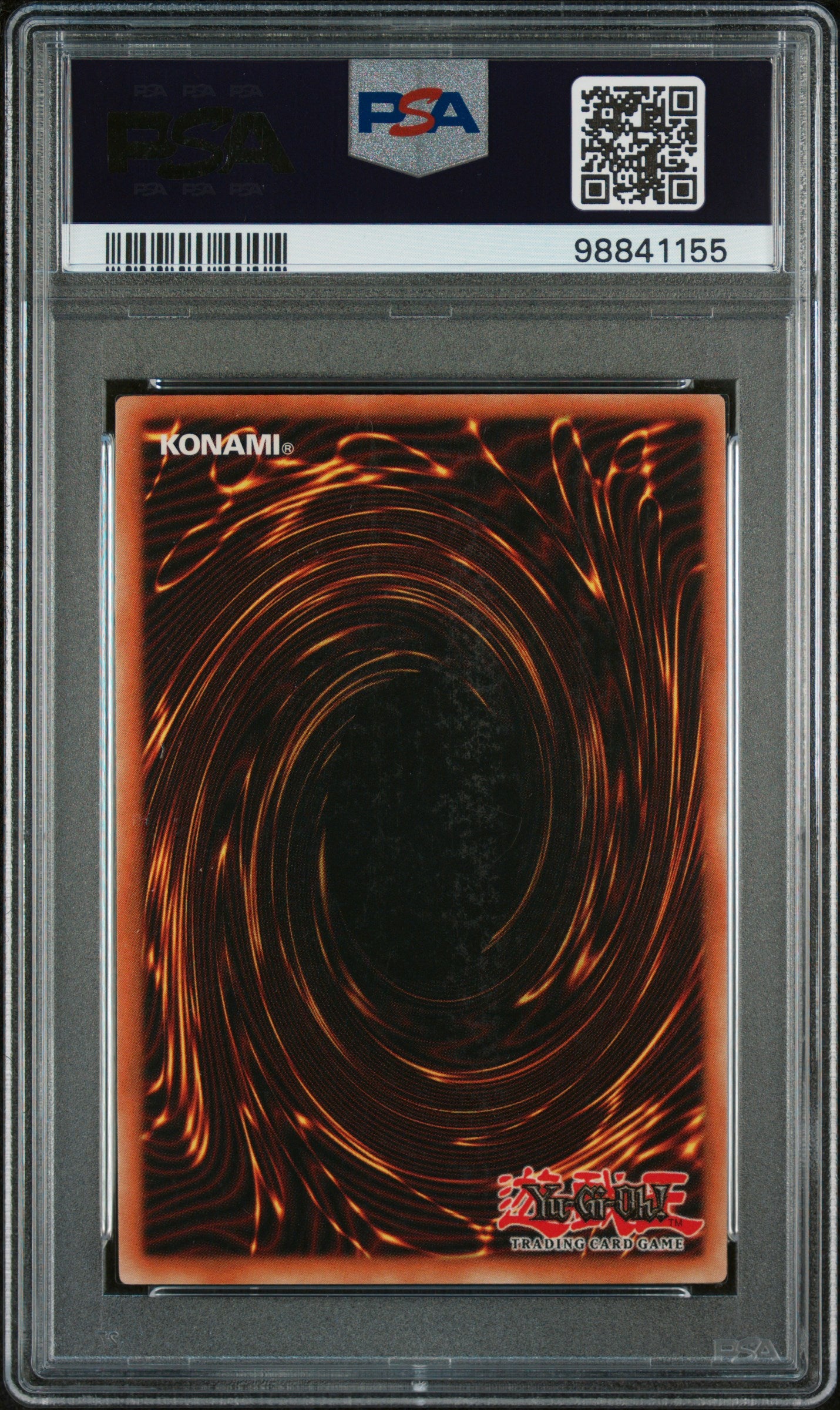 2005 Yu-Gi-Oh! Fet-Flaming Eternity Blast Magician 1st Edition #EN020 PSA 8 back